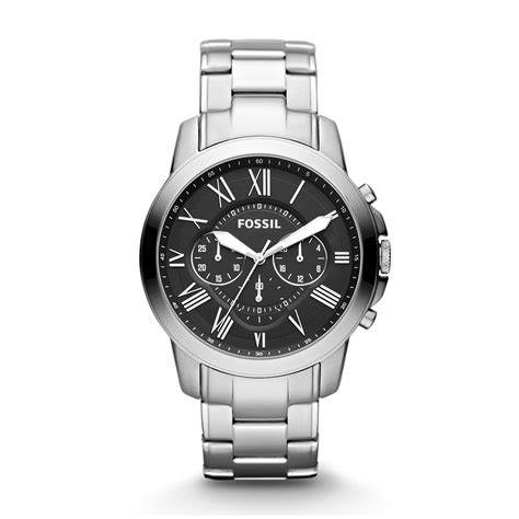 fossil watch all stainless steel 5 atm|fossil watch skeleton stainless.